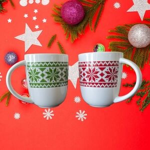 FREE SHIPPING Holiday Christmas Theme 16oz DesignPac XL Ceramic Mugs